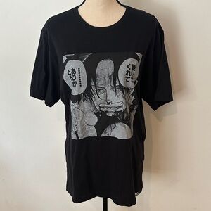 NEW Uniqlo Anime Manga Graphic Tee Weekly Ace Shonen Jump 50th Anniversary Large